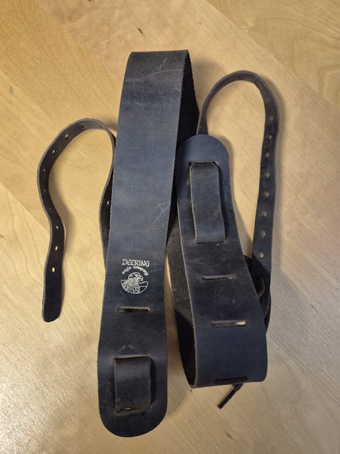 Deering Distressed Soft Leather Strap - Clearance