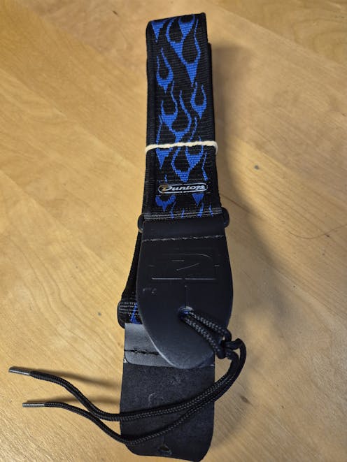 Misc Black/Blue Nylon Guitar Strap - Clearance