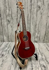 Mainland Classic Mahogany Gloss Tenor Ukulele with Strap and Bag - Commission Sale