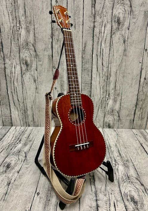 Mainland Classic Mahogany Gloss Tenor Ukulele with Strap and Bag - Commission Sale