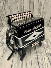 Dino Baffetti Black Pearl III D/G Melodeon