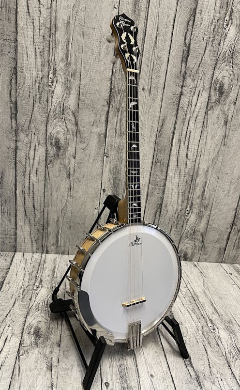 Clareen Oyster 17 Fret Openback Tenor Banjo with Hard Case - Commission Sale