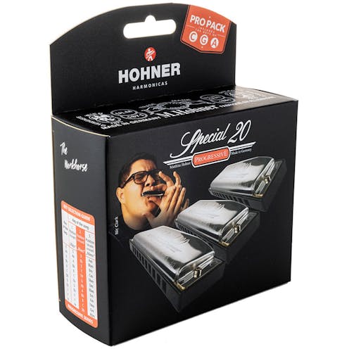 Hohner Special 20 Pro Pack C, G and A Diatonic Harmonicas