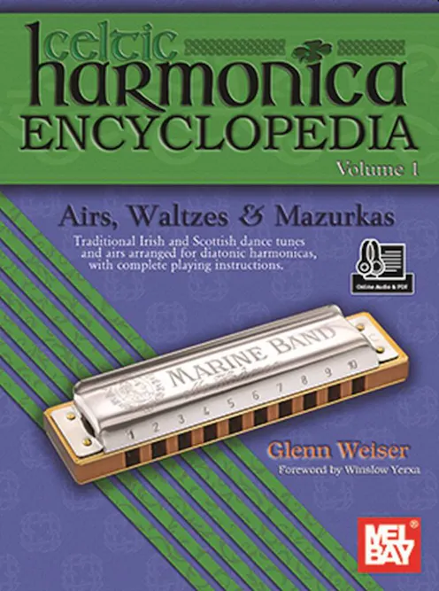 Mel Bay Celtic Harmonica Encyclopedia Volume 1 Book/Online Audio & PDF