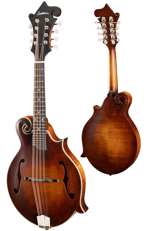 Eastman MD315-A-WN-AB Wide Nut F-Style Mandolin with Gig Bag