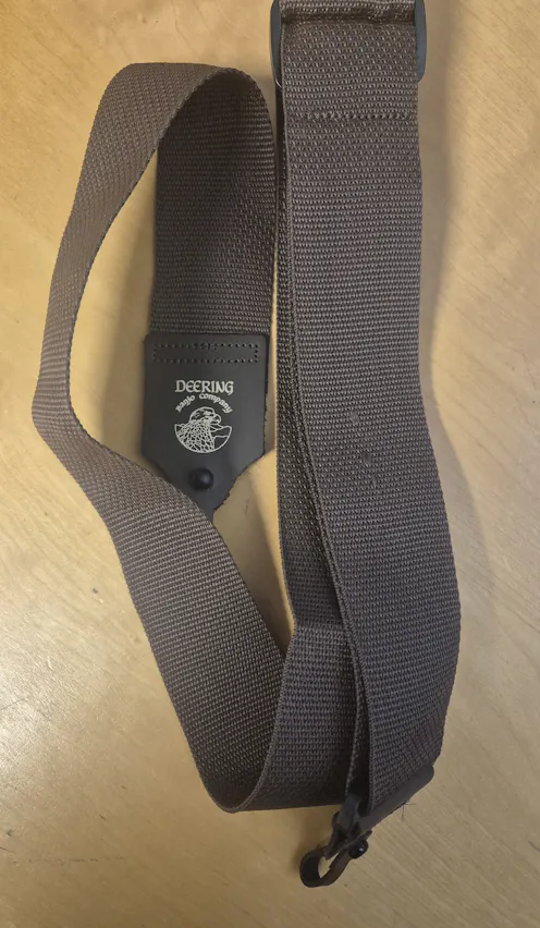 Deering Brown Nylon Banjo Strap - Clearance