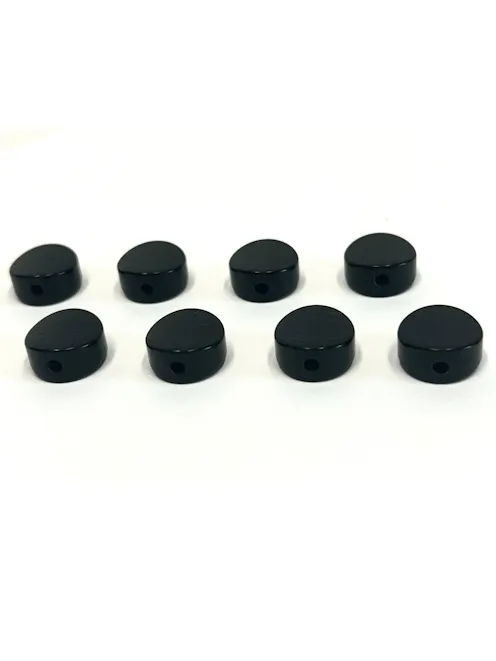 Leader Banjo Co Mandolin Tuner Buttons (Set of 8) - Black