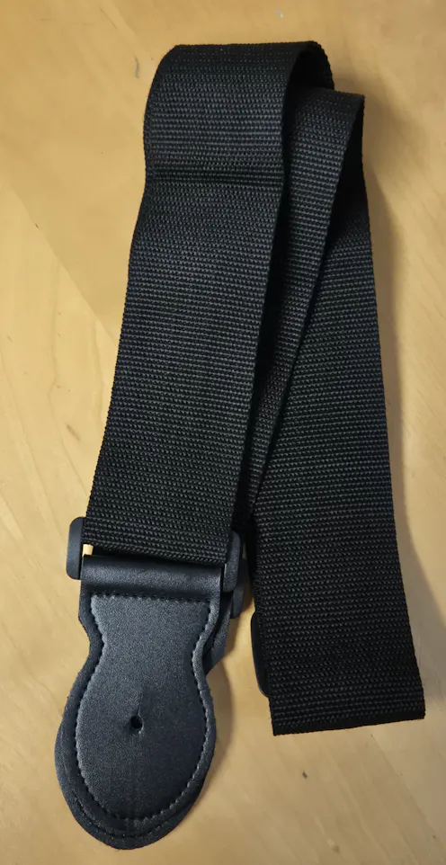 Misc Black Nylon Guitar Strap - Clearance