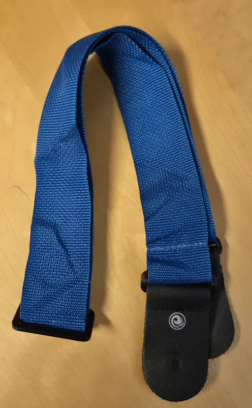 Misc Blue Nylon Guitar Strap - Clearance