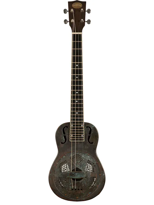 Kala Antique Copper Baritone Resonator Ukulele with Pickup