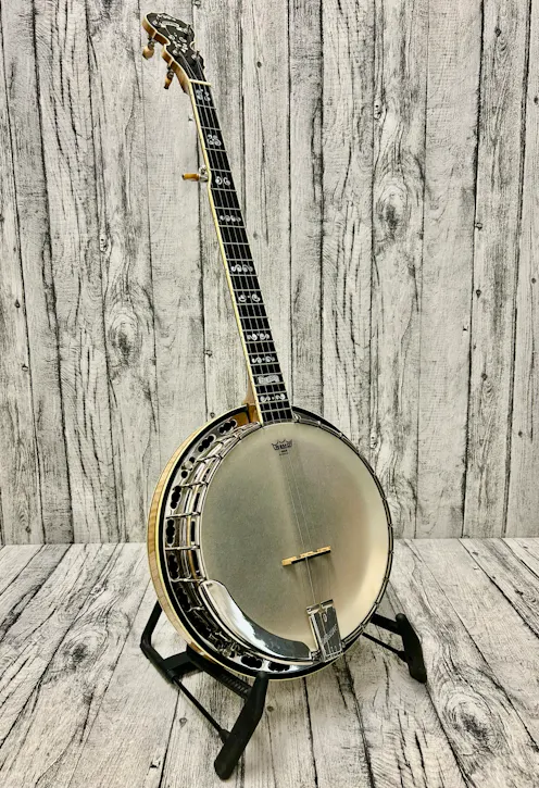 Deering Calico 5 String Banjo with Hard Case - Commission Sale