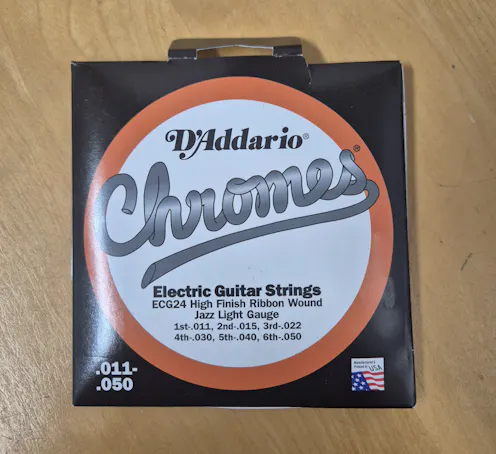 D'Addario ECG24 Chromes Electric Guitar Strings 11-50 - Clearance