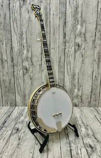 Deering Calico 5 String Banjo with Hard Case - Commission Sale