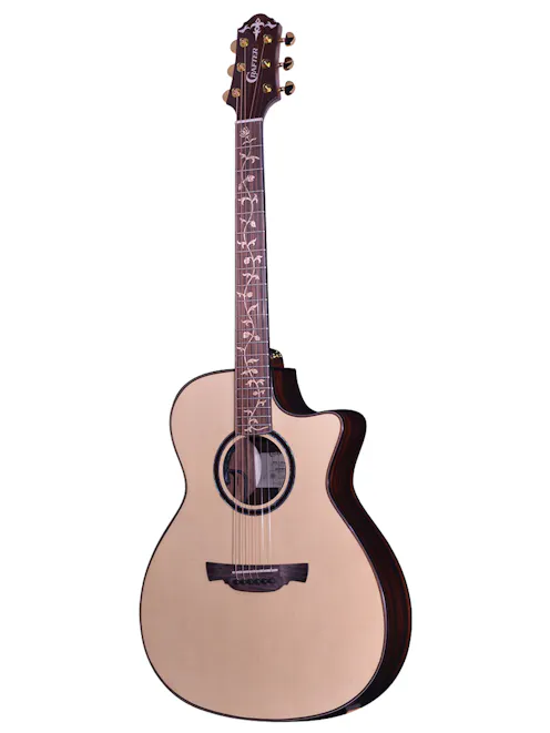 Crafter STG T28CE Pro Electro Acoustic Orchestra Guitar with Gig Bag