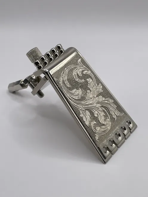 Prucha Hand Engraved Kershner Tailpiece