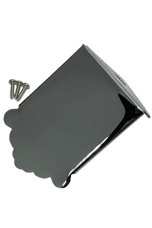 Leader Banjo Co Mandolin Tailpiece 'A' Style Plain Chrome
