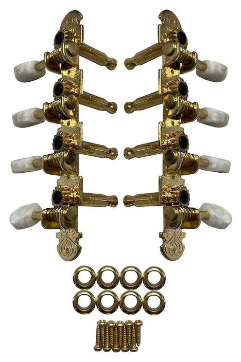 Leader Banjo Co GOLD 'A' Style Precision Geared Mandolin Machine Heads
