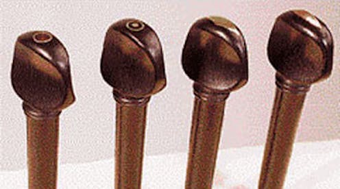Inlaid Rosewood Violin Peg
