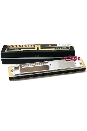 Harmonica Tombo Aero Reed En Sol Majeur - 10 Trous, Corps Aluminium, Plaques Laiton, Son Clair