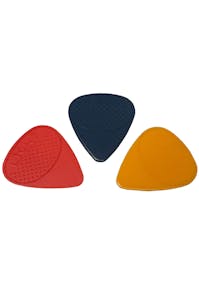 Fred Kelly Delrin Flat Pick Standard Grip - Set of Three Graded