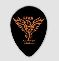 Clayton Picks Black Raven Small Teardrop