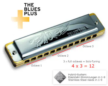 Seydel Solist Pro 12 Steel Harmonica Solo Tuned