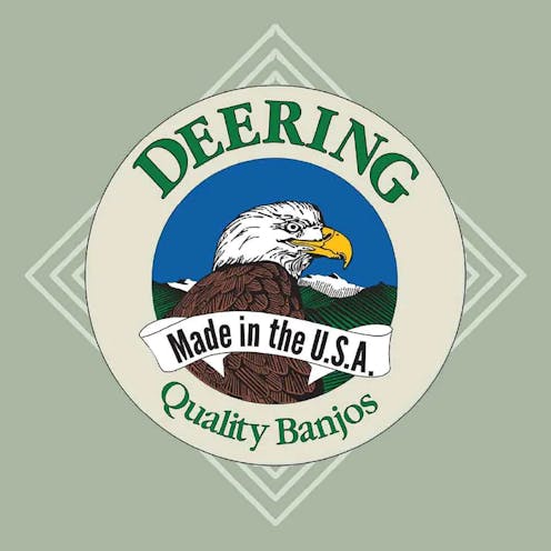 Deering Round Sticker