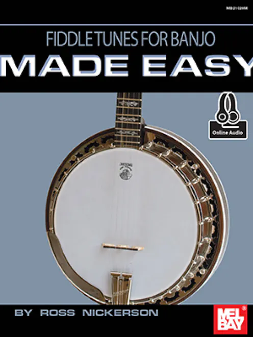 Mel Bay Fiddle Tunes for Banjo Made Easy Book/Online Audio