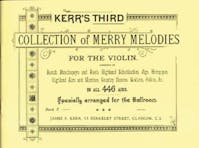 Kerr's Third Collection of Merry Melodies