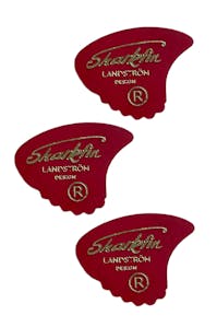 Sharkfin Sharkfin Red Soft GP10SLandstrom Design Set of 3 Plectrums