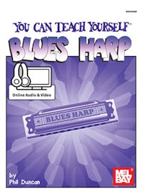 Mel Bay You Can Teach Yourself Blues Harp Book/Online Media