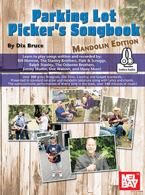 Dix bruce Parking Lot Picker's Songbook - Mandolin Book and Online Audio