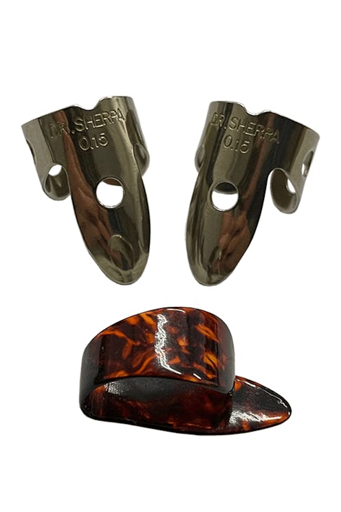 Dr Sherpa Banjo Pickers Finger and Thumb Pick Set
