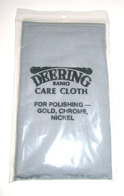 Silver Polish Cloth For Nickel On Banjos - Banjo Ben's General Store