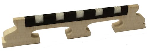 Deluxe 5 string banjo bridge