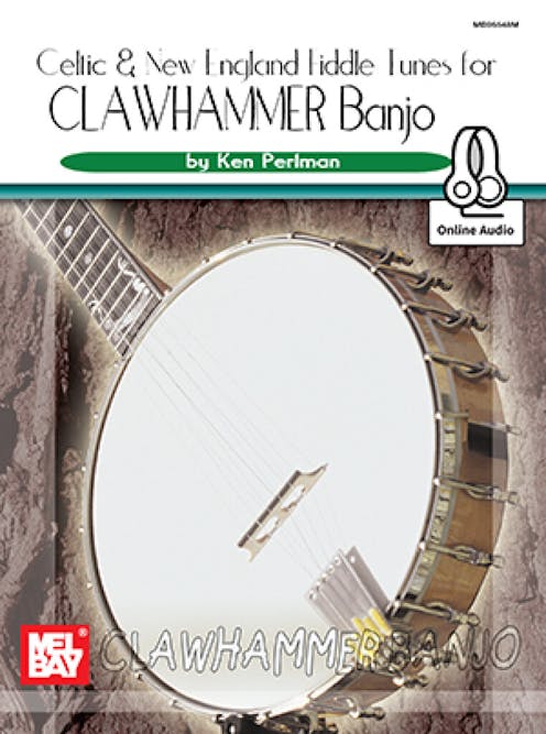 Ken Perlman Celtic & New England Fiddle Tunes for Clawhammer Banjo Book/Online Audio