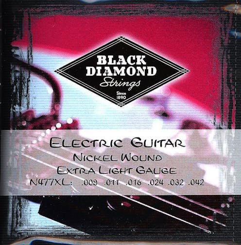 black diamond N477XL electric guitar strings