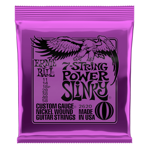 Ernie Ball 7 String Power Slinky 11-58