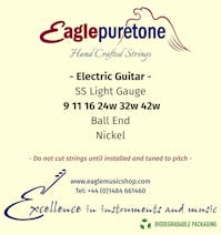 Eagle-Puretone Electric Guitar Strings SS Light Gauge 9, 11, 16, 24w, 32w, 42w