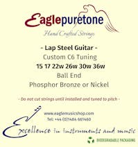 Eagle-Puretone 'Custom' C6 Lap Steel String Set 15 17 22w 26w 30w 36w