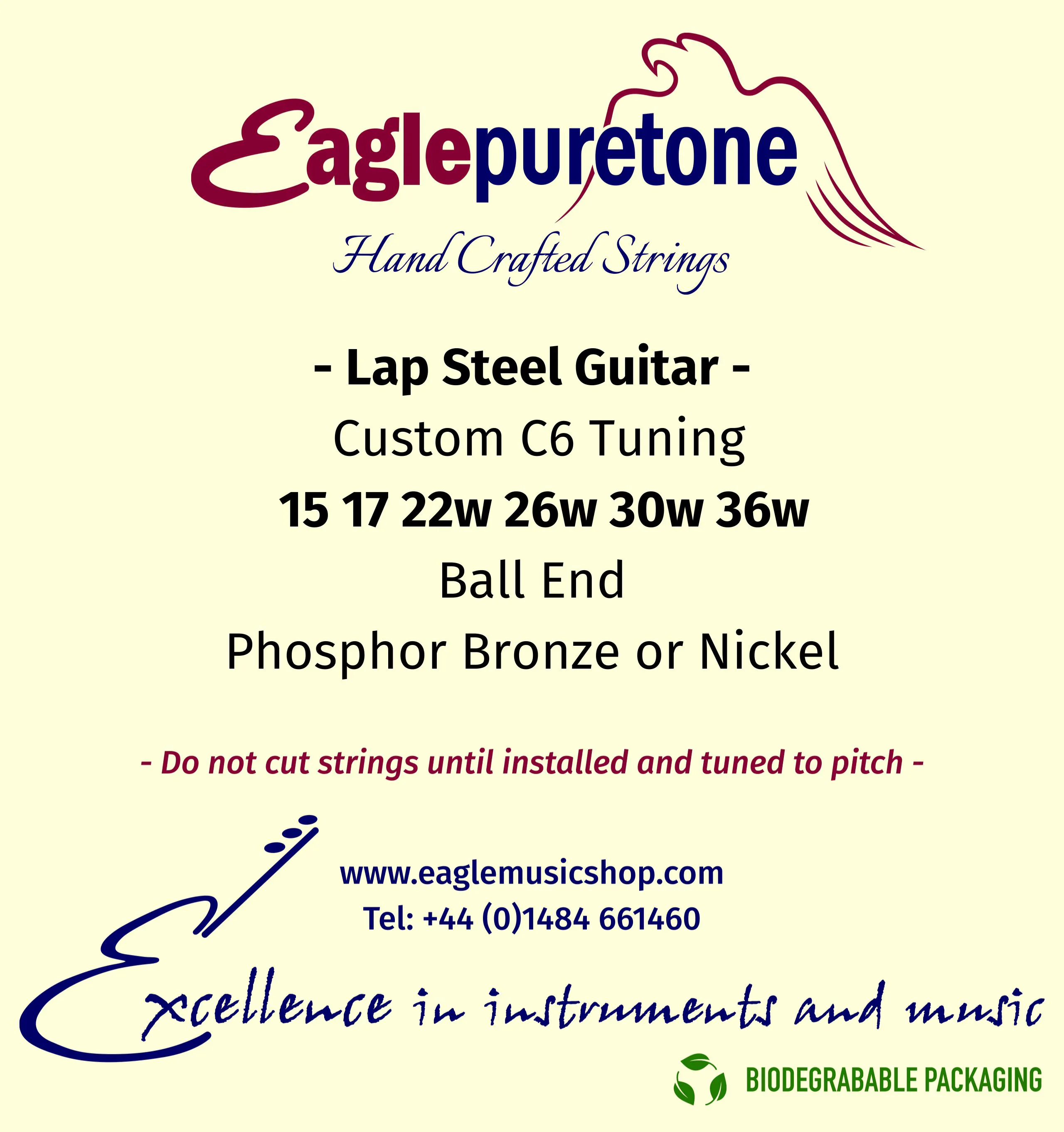 GHS Lap Steel Strings C6 Tuning | Reverb