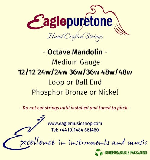Eagle-Puretone Octave Mandolin Medium 12/12, 24w/24w, 36w/36w, 48w/48