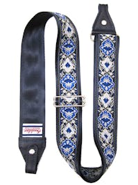 Chicago Blue Tapestry Banjo strap