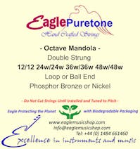 Eagle-Puretone Octave Mandola Double Strung 12/12, 24w/24w, 36w/36w, 48w/48