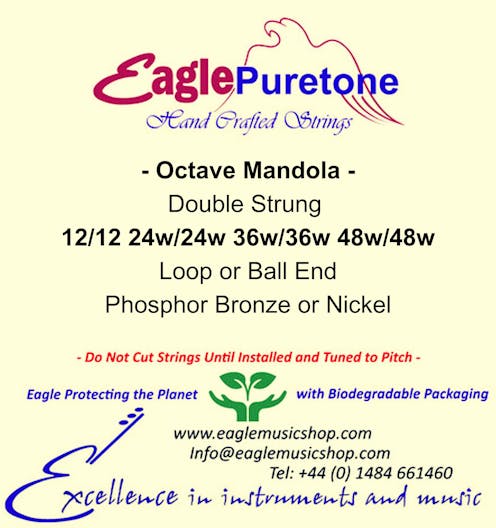 Eagle-Puretone Octave Mandola Double Strung 12/12, 24w/24w, 36w/36w, 48w/48