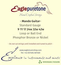 Eagle-Puretone Mando Guitar Strings Gauged 9 11 17 24w 32w 42w