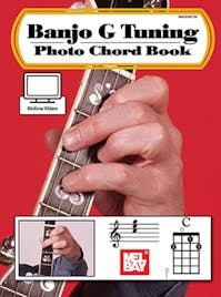 Mel Bay Banjo G Tuning - Photo Chord Book