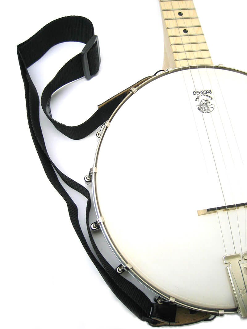 Generic Banjo Strap Retro Floral Pattern Banjo Strap Durable Banjo Shoulder Strap Gift Banjo Belt 