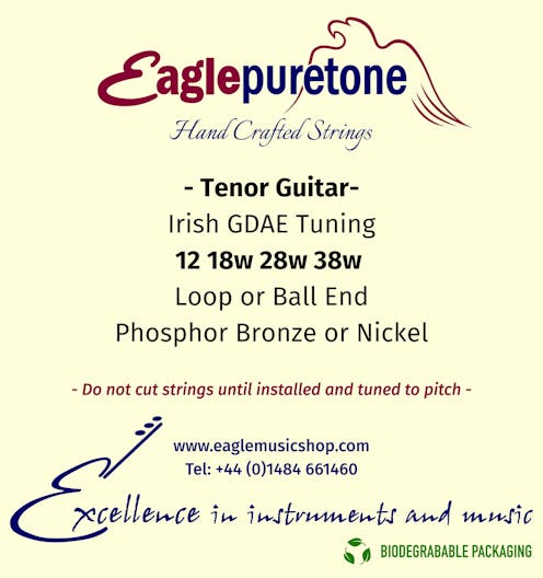 Eagle-Puretone Tenor Guitar Strings "Irish"G D A E Tuning 12, 18w, 28w, 38w