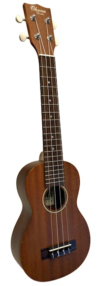 Ohana SK-30M All Solid Long Neck Soprano Ukulele